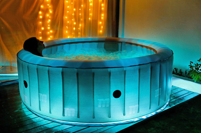 MSpa Comfort Series - Starry 6 Person Round Hot Tub (Inflatable)
