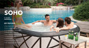 MSpa Premium Series - Soho 6 Person Square Hot Tub (Inflatable)