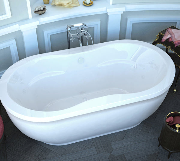 Atlantis Whirlpools Embrace 34 x 71 Oval Freestanding Bathtub