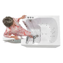 Ella Front Entry 32"x40" Air and Hydro Massage Walk-In Tub