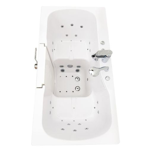 Ella Tub4Two 32"x60" Hydro + Air Massage w/ Independent Foot Massage Walk-In Tub