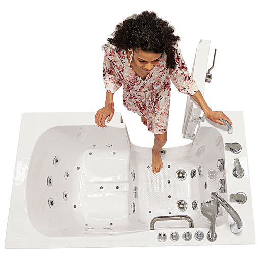 Ella Capri 30"x52" Air and Hydro Massage Walk-In Tub