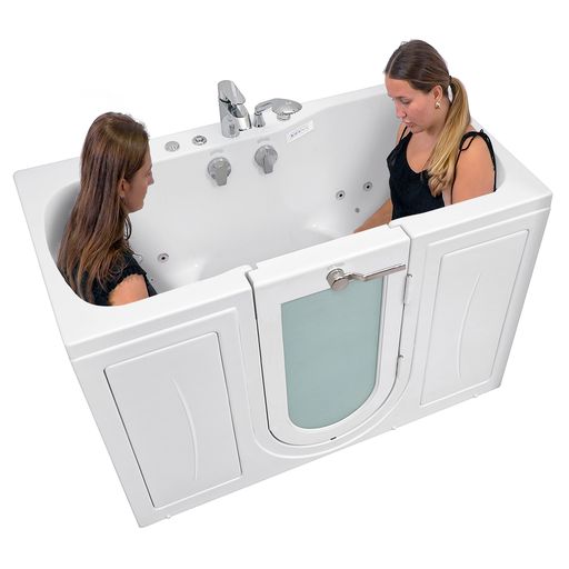 Ella Tub4Two 32"x60" Hydro + Air Massage w/ Independent Foot Massage Walk-In Tub