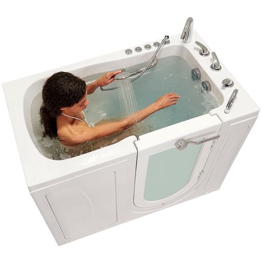 Ella Capri 30"x52" Air and Hydro Massage Walk-In Tub