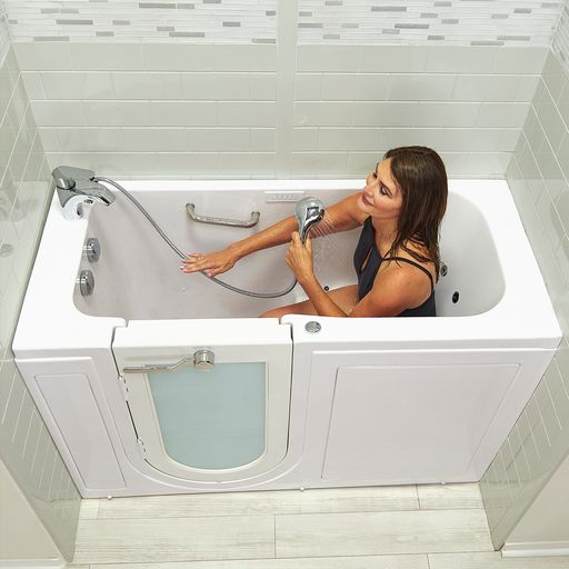 Ella Lounger 27"x60" Air and Hydro Massage Walk-In Tub