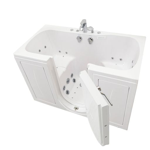 Ella Tub4Two 32"x60" Hydro + Air Massage w/ Independent Foot Massage Walk-In Tub