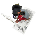 Ella Wheelchair Transfer 26"x52" Air and Hydro Massage Walk-In Tub