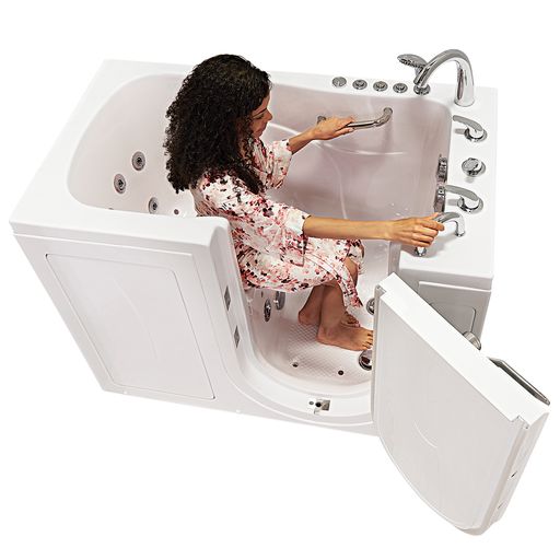 Ella Monaco 32"x52" Air and Hydro Massage Walk-In Tub