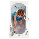 Ella Wheelchair Transfer 26"x52" Air and Hydro Massage Walk-In Tub
