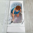 Ella Wheelchair Transfer 30"x52" Air and Hydro Massage Walk-In Tub