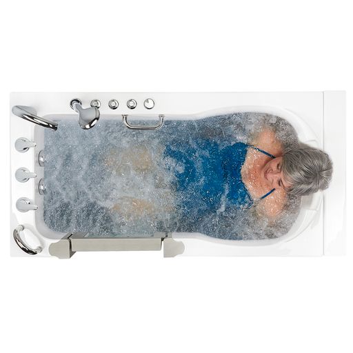 Ella Deluxe 30"x55" Air and Hydro Massage Walk-In Tub