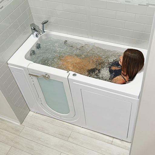 Ella Lounger 27"x60" Air and Hydro Massage Walk-In Tub