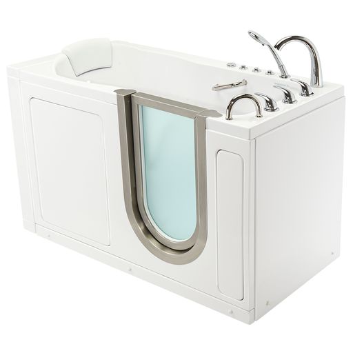 Ella Deluxe 30"x55" Air and Hydro Massage Walk-In Tub