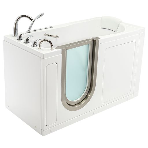 Ella Deluxe 30"x55" Air and Hydro Massage Walk-In Tub