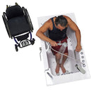 Ella Wheelchair Transfer 30"x52" Air and Hydro Massage Walk-In Tub