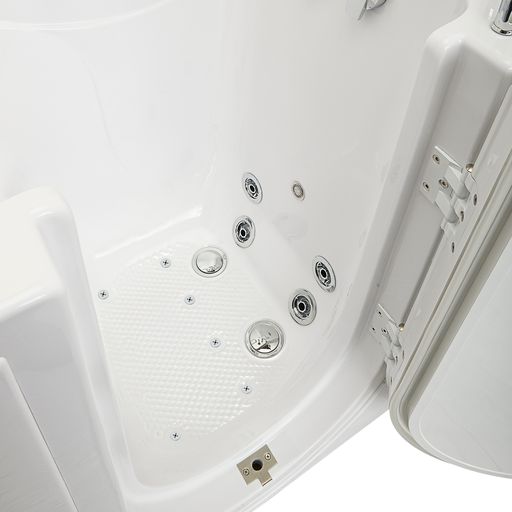 Ella Capri 30"x52" Air and Hydro Massage Walk-In Tub