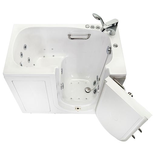 Ella Mobile 26"x45" Air and Hydro Massage Walk-In Tub