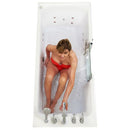 Ella Laydown 32"x72" Hydro Massage Walk in Tub