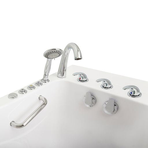 Ella Capri 30"x52" Air and Hydro Massage Walk-In Tub