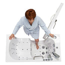 Ella Wheelchair Transfer 26"x52" Air and Hydro Massage Walk-In Tub