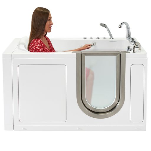 Ella Deluxe 30"x55" Air and Hydro Massage Walk-In Tub