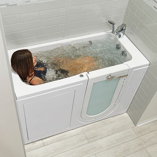 Ella Lounger 27"x60" Air and Hydro Massage Walk-In Tub