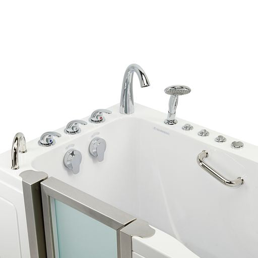 Ella Deluxe 30"x55" Air and Hydro Massage Walk-In Tub