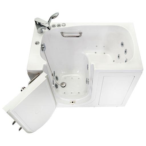 Ella Mobile 26"x45" Air and Hydro Massage Walk-In Tub