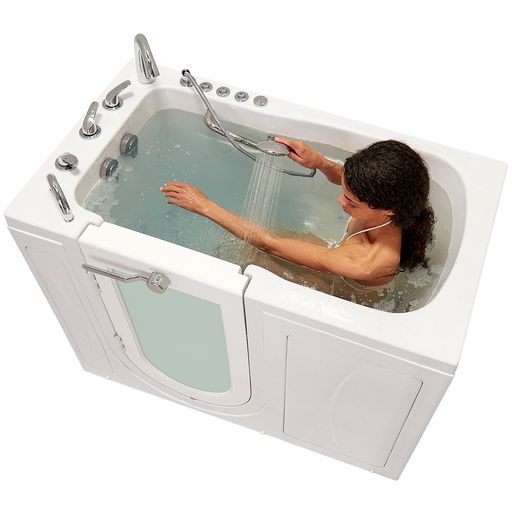 Ella Capri 30"x52" Air and Hydro Massage Walk-In Tub