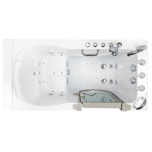 Ella Deluxe 30"x55" Air and Hydro Massage Walk-In Tub