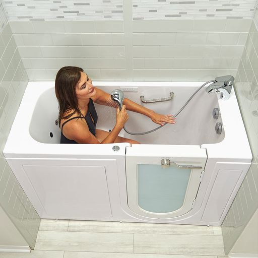 Ella Lounger 27"x60" Air and Hydro Massage Walk-In Tub