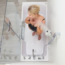Ella Laydown 32"x72" Hydro Massage Walk in Tub