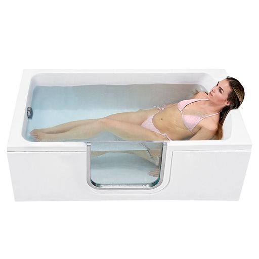 Ella Laydown 30"x60" Soaking Walk in Tub