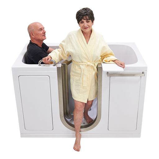 Ella Companion 32"x60" Air + Hydro Massage w/ Independent Foot Massage Walk-In Tub