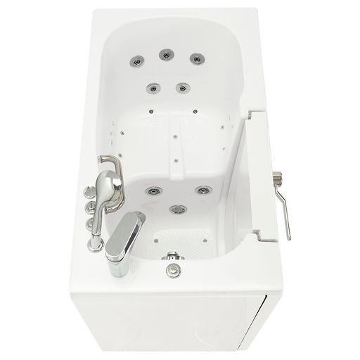 Ella Mobile 26"x45" Air and Hydro Massage Walk-In Tub