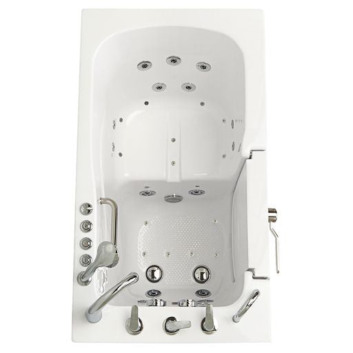 Ella Capri 30"x52" Air and Hydro Massage Walk-In Tub