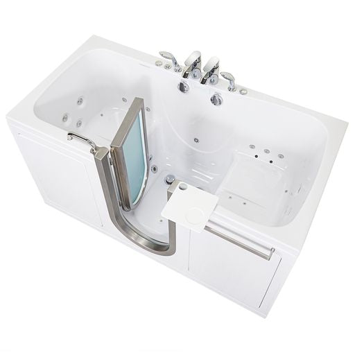 Ella Escape 36"x72" Air + Hydro + Independent Foot Massage Walk-In Tub