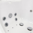 Ella Tub4Two 32"x60" Hydro + Air Massage w/ Independent Foot Massage Walk-In Tub