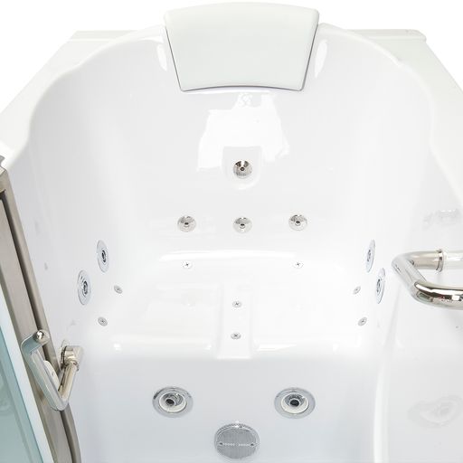 Ella Deluxe 30"x55" Air and Hydro Massage Walk-In Tub