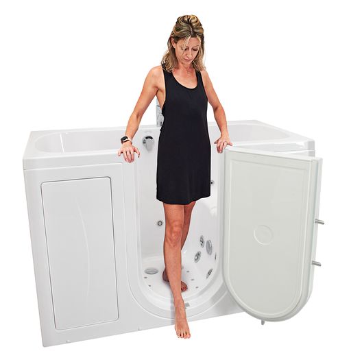 Ella Tub4Two 32"x60" Hydro + Air Massage w/ Independent Foot Massage Walk-In Tub