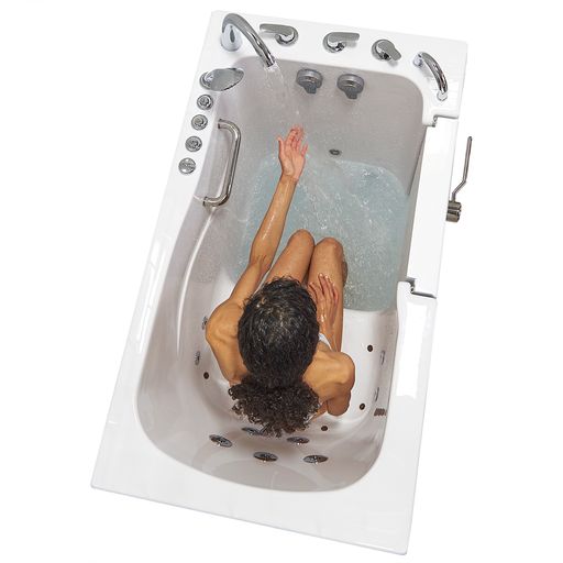 Ella Capri 30"x52" Air and Hydro Massage Walk-In Tub