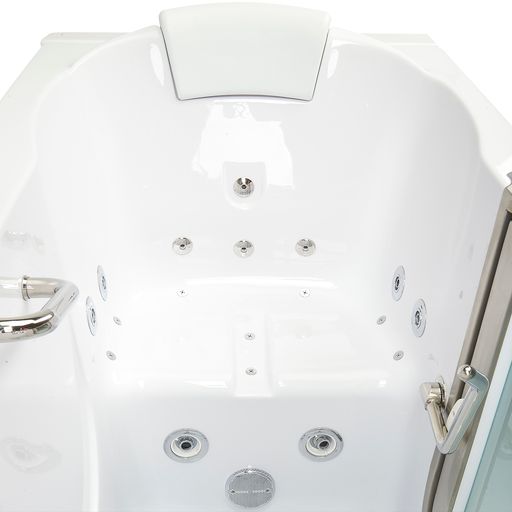 Ella Deluxe 30"x55" Air and Hydro Massage Walk-In Tub