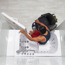 Ella Wheelchair Transfer 30"x52" Air and Hydro Massage Walk-In Tub