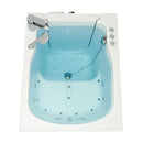 Ella Front Entry 32"x40" Air and Hydro Massage Walk-In Tub