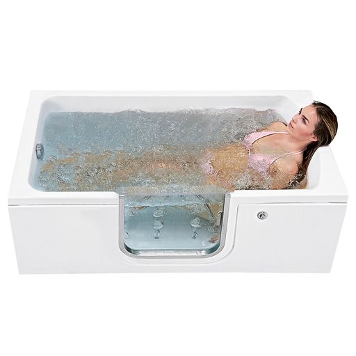 Ella Laydown 30"x60" Air Massage Walk in Tub