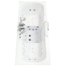 Ella Big4Two 36"x80" Hydro + Air Massage w/ Independent Foot Massage Walk-In Tub