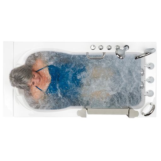 Ella Deluxe 30"x55" Air and Hydro Massage Walk-In Tub