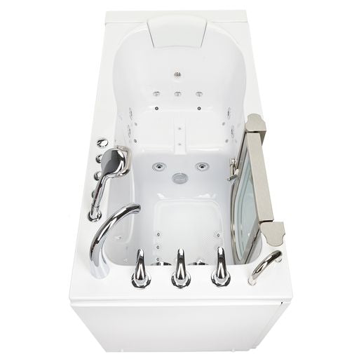 Ella Deluxe 30"x55" Air and Hydro Massage Walk-In Tub