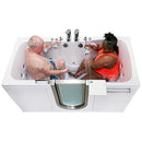 Ella Escape 36"x72" Air + Hydro + Independent Foot Massage Walk-In Tub