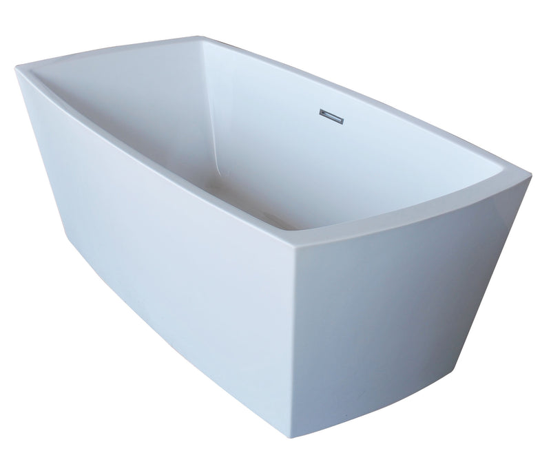 Atlantis Whirlpools Antione 32 x 67 Rectangle Acrylic Freestanding Bathtub